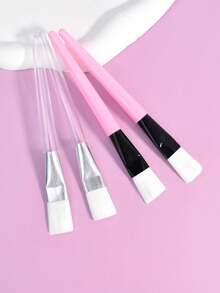 2 piezas Brochas para mascarillas faciales, cepillo de masaje facial, herramienta de belleza para el cuidado de la piel, fácil de usar y portátil - Multicolor - Ver 6