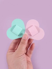 1 件爱心型自粘笔夹，创意 PU 皮革防水笔便携笔夹，居家学习阅读自粘笔夹，笔记本配件笔夹返校 - 彩色 - 查看 8