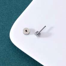 Conjunto de 12 pares de aretes de cartílago con diamantes de imitación de colores mixtos, espárragos de barbells de acero inoxidable, para perforación en hélice trago. - Multicolor - Ver 9