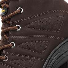 Men High-Top Leather Riding Boots - 咖啡棕 - 查看 7