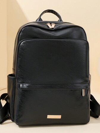 Fashion Women's Street-Style Travel Backpack With Large Capacity For Laptops And Students, School Backpack