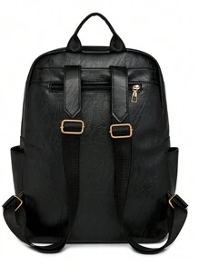 Fashion Women's Street-Style Travel Backpack With Large Capacity For Laptops And Students, School Backpack