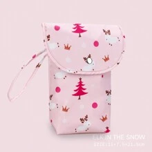 婴儿尿布收纳袋，便携式婴儿尿布收纳袋，用于放置尿布/湿巾