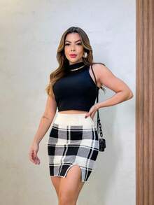 Women Sweater Skirts - TẮT - Xem 3