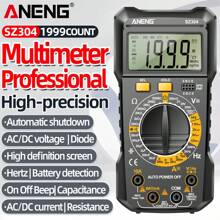 ANENG SZ304 Digital Multimeter AC Voltmeter Ammeter Non-Contact Voltage Detector Electric Current Tester Hz Diode Capacitor - Multicolor - View 2