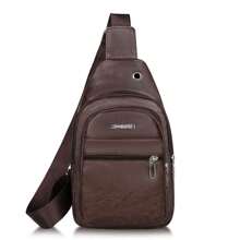Men Waist Bags - Cà phê nâu - Xem 2