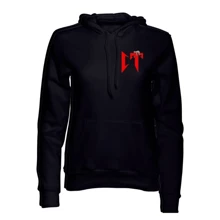 Duo 2 Sudaderas para mujer hombre diseño Corridos Tumbados Junior H Extssy Model Natanael 2 pzs oversize pareja novios chamarra moda cano ct calidad - Negro - Ver 2