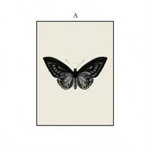 1 pièce Affiche sur canevas d'art abstrait nordique, peinture décorative minimaliste noir et blanc pour la chambre, le salon, la salle à manger, décoration murale, décoration de la maison, sans cadre