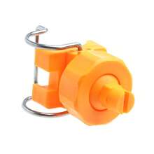 3/4" Adjustable Ball Flat Fan Full Cone Clamp Clip Nozzle Watering Irrigation - Yellow - View 5