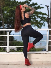 Women Leggings - Rửa tối - Xem 4