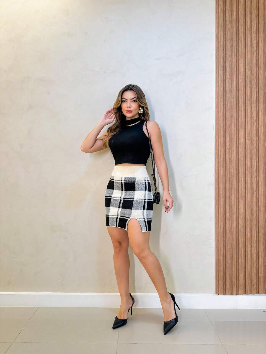 Women Sweater Skirts - TẮT - Xem 1