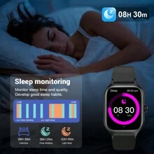 Hot! Unisex Silicone Strap Sports Smart Watch With Dialing/Answering Calls, Pedometer, Calorie & Distance Tracking In Multiple Sports Modes, Call & Message Reminder. 1.73 Inch Full Touch HD Screen Compatible With Android/IOS Phones - Multicolor - View 4