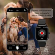 Hot! Unisex Silicone Strap Sports Smart Watch With Dialing/Answering Calls, Pedometer, Calorie & Distance Tracking In Multiple Sports Modes, Call & Message Reminder. 1.73 Inch Full Touch HD Screen Compatible With Android/IOS Phones - Multicolor - View 5