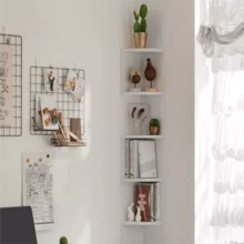 Estante Esquinero Flotante De 5 Niveles, Estante - Blanco - Ver 4