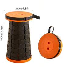 1入組伸縮椅，戶外彩虹摺疊椅，批發便攜式椅子，釣魚椅，塑料椅 - 彩色 - 查看 10