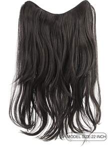 22 Inches U-Shaped Hair Extension Synthetic Hair Long Straight Clip In Hair Extensions Wig Pieces For Women - Multicolor - View 3