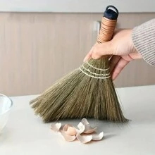 Handmade Grass Broom, Small Handmade Dust Broom, Cleaning Tools, For Housekeeping Services Offices Hotels - Hand Brush - View 2