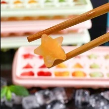 1pc Ice Freezer Container, Mini Ice Maker Stackable Plastic Ice Maker Cute Ice Shapes Freezer Ice Block Maker Easy To Demould Space Saving Ice Maker Molds For Summer Drinks - Multicolor - View 5