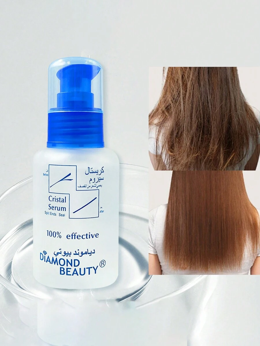 60毫升護髮精華油，改善分叉、修復、強化、滋養、保濕，不沾膠，護髮精油 - 無色 - 查看 1