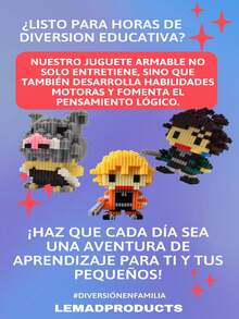 Set De Bloques Armables De Tanjiro, Inosuke Y Zenitsu Kimetsu No Yaiba - Amarillo - Ver 2