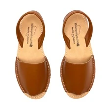 Women Flat Sandals - Brown - View 4