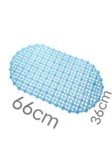 1pc Bathroom Non-Slip Mat With Suction Cups For Shower Room, Bathtub And Toilet Home Bathroom Decor Fall Decor Back To School - Multicolor - View 5