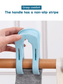 Heavy Duty Large Size Double Layer Quilt Clips, Plastic Clothespin, Windproof, Multi-Function Household Clothes & Blanket Clips - Multicolor - View 9