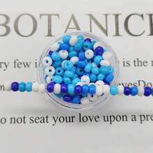 20g/Pack, Approx. 500pcs 3mm Solid Color Glass Seed Beads For DIY Jewelry Making - Multicolor - View 36