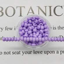 20g/Pack, Approx. 500pcs 3mm Solid Color Glass Seed Beads For DIY Jewelry Making - Multicolor - View 41