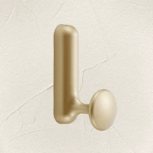 1 件锌合金单衣帽钩，壁挂式衣架，适用于玄关、衣柜、橱柜