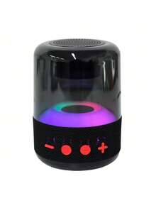 Bocina Bluetooth Portátil Lampara LED 360° RGB OUTLET - Multicolor - Ver 3