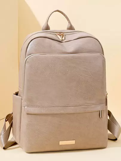 时尚女士大容量旅行笔记本电脑背包，街头风格学生包