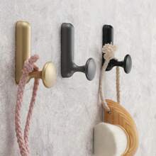 1 件锌合金单衣帽钩，壁挂式衣架，适用于玄关、衣柜、橱柜