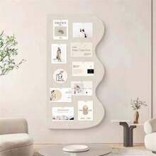 1pc Felt Wall Decor Board, Multifunctional Room Decoration Photo Wall - Multicolor - View 3