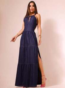 GO Jeans Dress Real Photo Stylish Ref 499 Special - Màu xanh lam - Xem 1