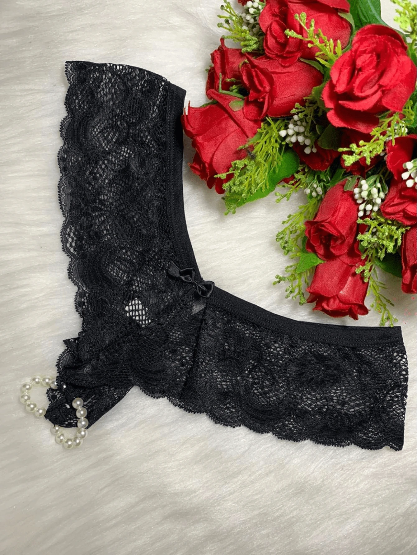 Women Crotchless Panties - Negro - Ver 1