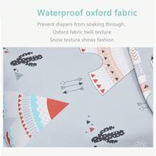 婴儿尿布收纳袋，便携式婴儿尿布收纳袋，用于放置尿布/湿巾