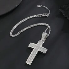 新品上市 男士嘻哈风格霸气水钻吊坠 个性街头配饰 - 十字吊墜項鍊 - 查看 9