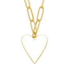 1 件爱心时尚颈链串珠项链 18K 镀金熊心珠宝吊坠项链 适合女士情人节、妈妈、母亲、母亲节、礼物 - 時尚項鍊 - 查看 10