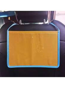 1pc Car Back Seat Tablet Holder, Compatible With Smartphones & Tablets, Rear View Mirror Mounted, Universal Tablet Holder With Transparent Touchable Cover, Kids Tablet Holder/Organizer - Multicolor - View 7