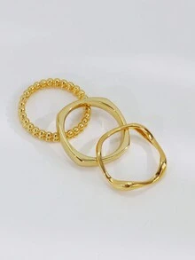 Charm-In 18K Gold Plated Gold Color Knuckle Ring For Lady Minimalist Rings For Women - Yellow Gold - View 4