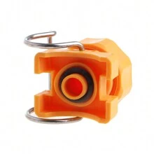 3/4" Adjustable Ball Flat Fan Full Cone Clamp Clip Nozzle Watering Irrigation - Yellow - View 6