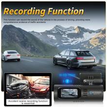 1.5吋 車用2K高清晰度APP（GolooK）WIFI車載攝像頭，單鏡頭錄製+重力感應器 - 黑色 - 查看 5