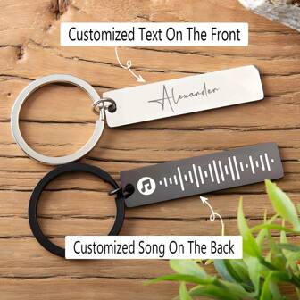 Personalized Key Chain Engraved Key Chain Stainless Steel Key Chain Drive Key Chain Engraved Key Ring Custom Bar Key Chain Metal Key Chain,Beautiful Memory Gifts For Dad On Father's Day