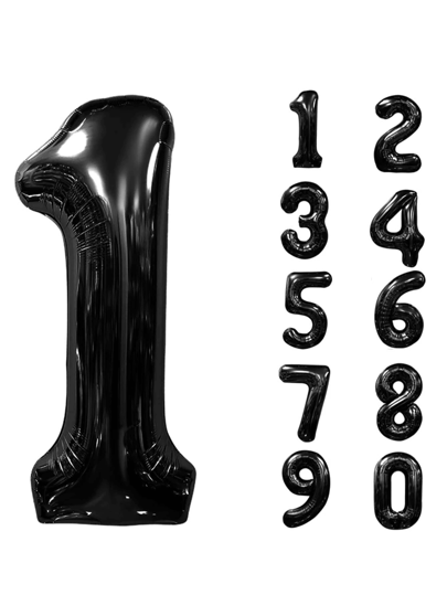 1 balon jumbo din folie aurie de 40 inch, model Mylar, cu numere, pentru bărbați și femei, decorațiuni pentru petrecere de ziua de naștere, articole pentru petrecere de aniversare, 1 buc.