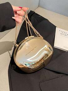 Sac seau décoré de strass, style affaires casual, léger, mini design à cordon coulissant. Sac transparent  avec perles fausses, sac de soirée glamour, élégant, raffiné, luxe discret avec strass pour les filles, les femmes, les mariées. Parfait pour les fêtes, les dîners/banquets, les tenues de Noël, s'assortit parfaitement avec les tenues du Nouvel An et les robes de fête pour femmes.
