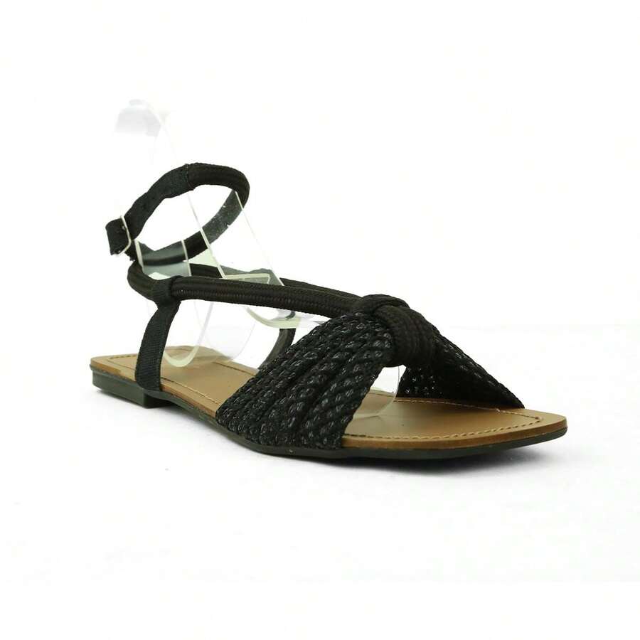Women Flat Sandals - màu đen - Xem 1