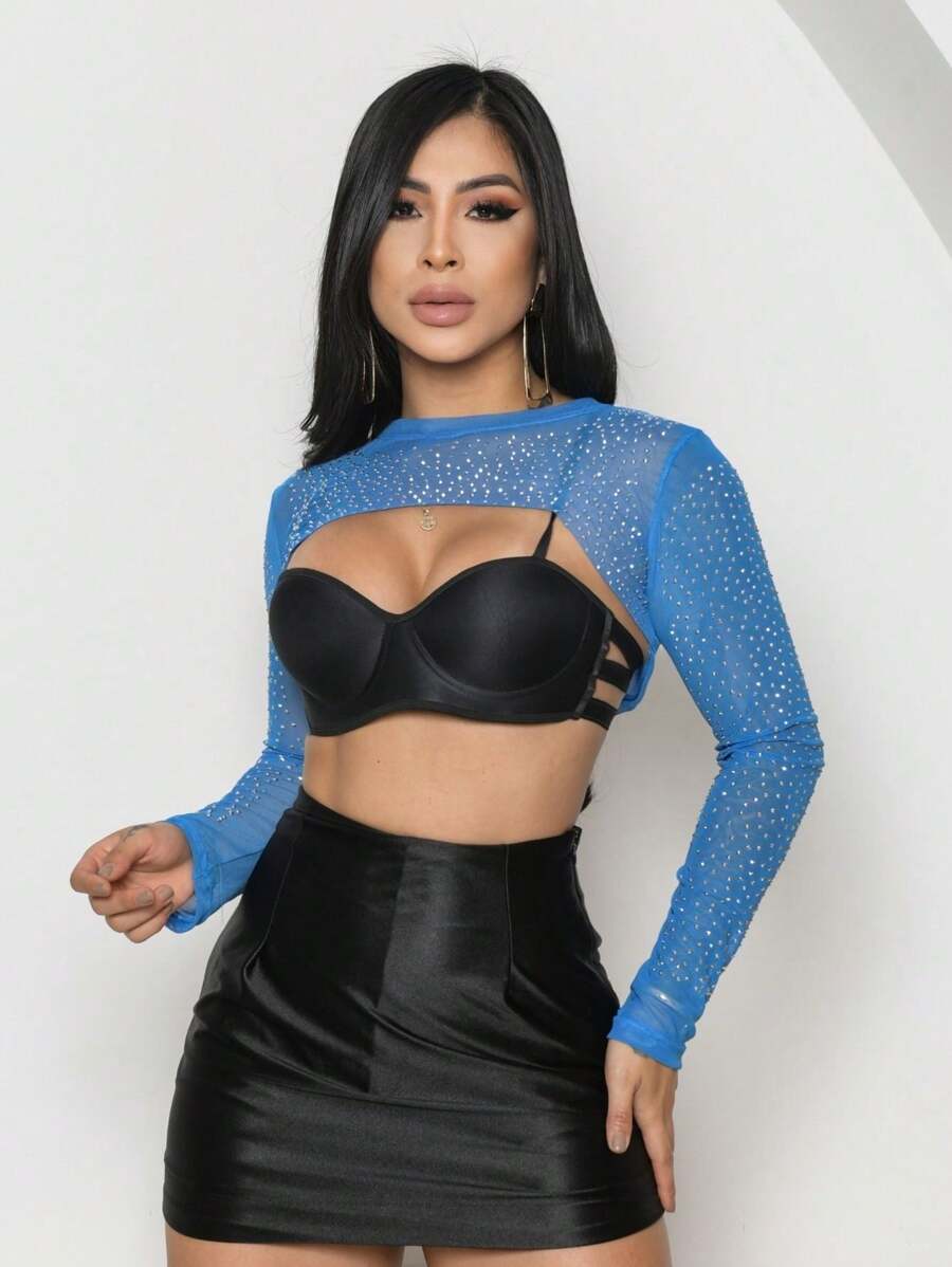 Women T-Shirts - 藍色 - 查看 1