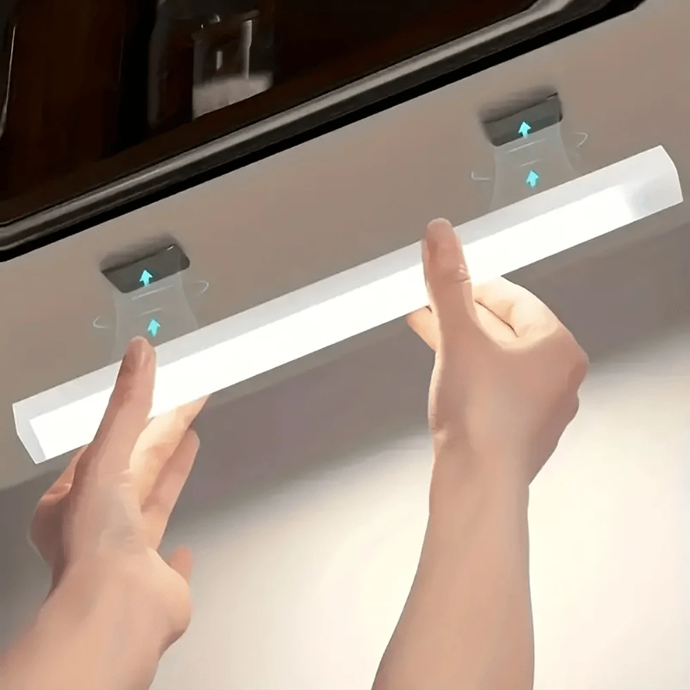 תאורת רצועת חיישן תנועה אלחוטית LED אלחוטית - דביקה עצמית, תאורת לילה ...