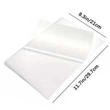 20/50 张自粘层压板，8.3x11.7 英寸，透明层压板，无需机器，自密封层压板